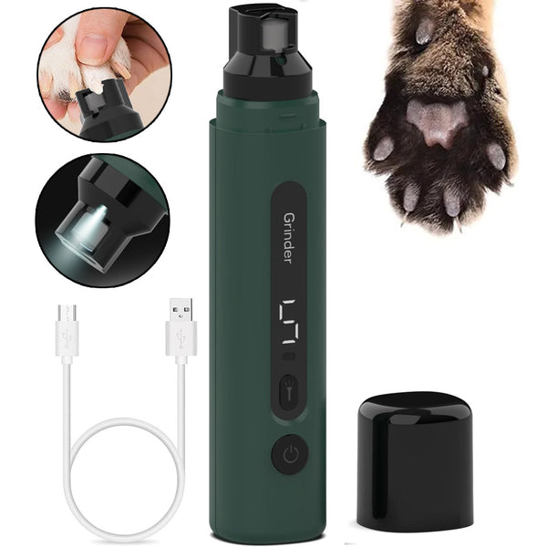 5-Speed Quiet Rechargeable Pet Nail Grinder