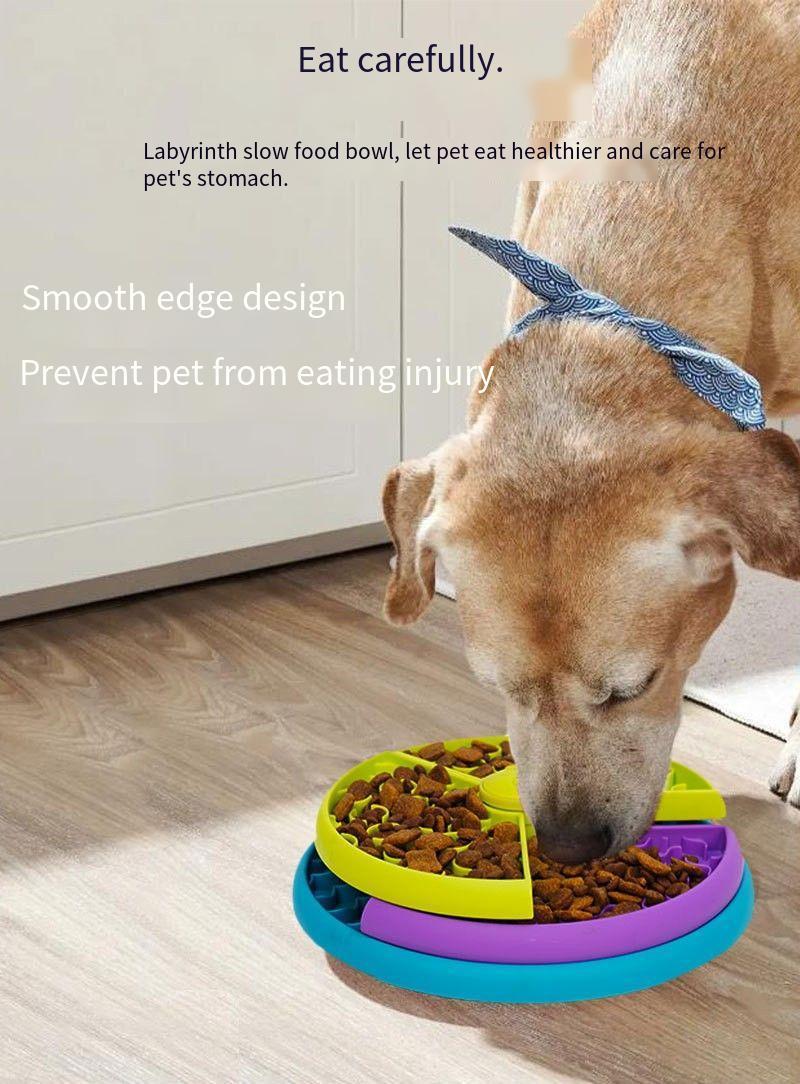 Anti-Choking Slow Feeder Pet Bowl