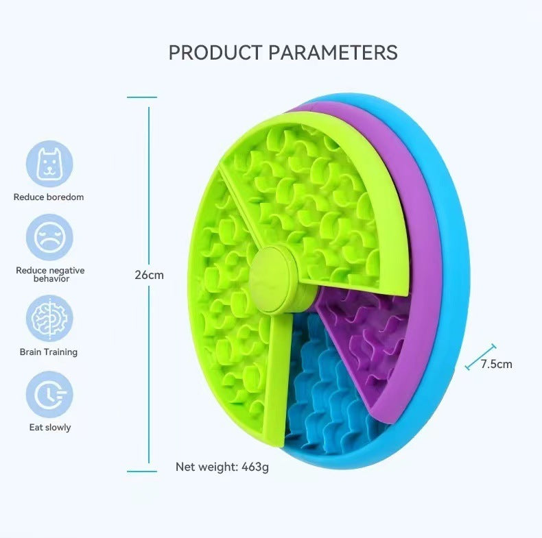 Anti-Choking Slow Feeder Pet Bowl