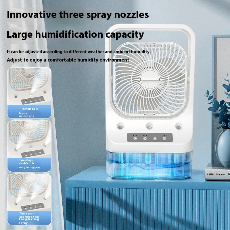 USB Rechargeable Cooling Fan with Adjustable Head