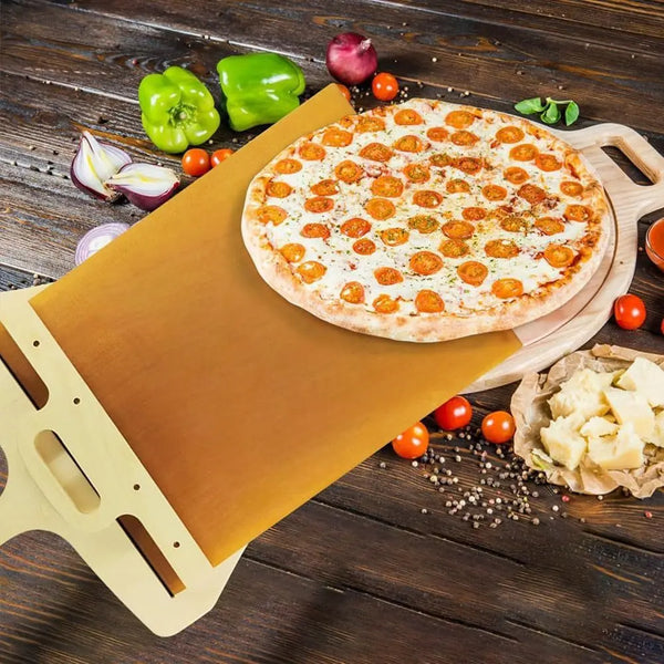 Non-Stick Pizza Transfer Shovel with Cutting Board