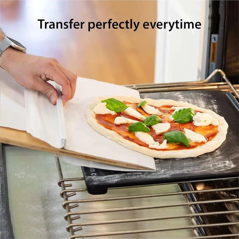 Non-Stick Pizza Transfer Shovel with Cutting Board