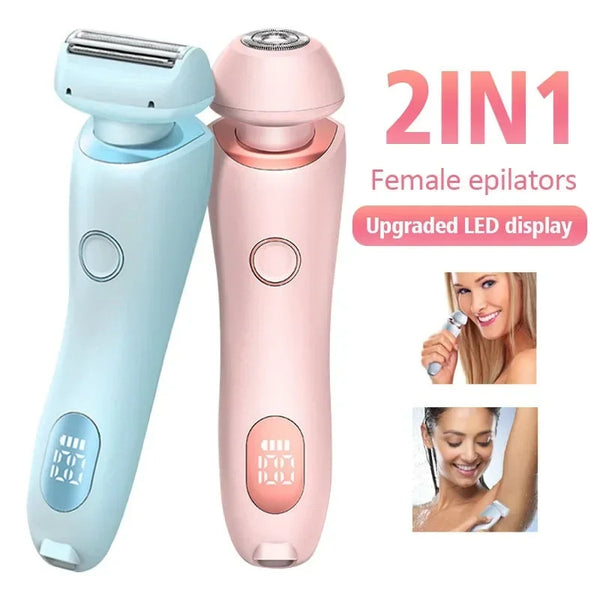 2-in-1 USB Rechargeable Hair Removal Epilator