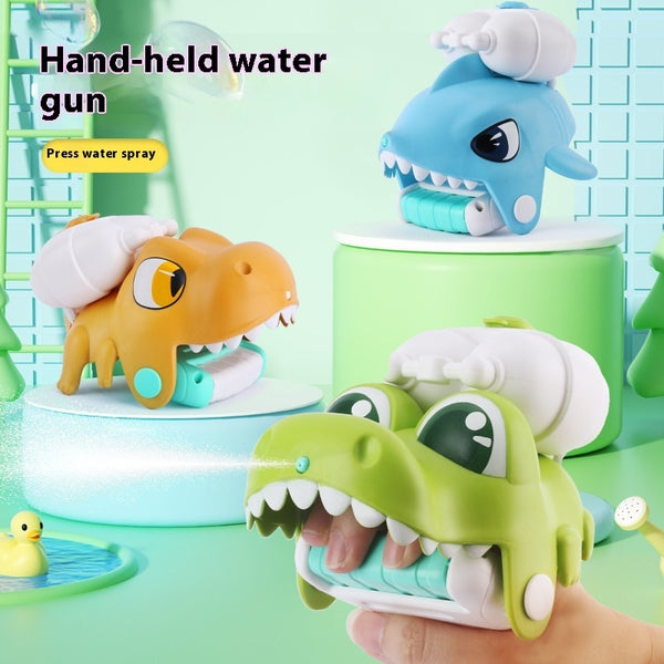 Soft Rubber Hand-held Water Gun Toy for Children