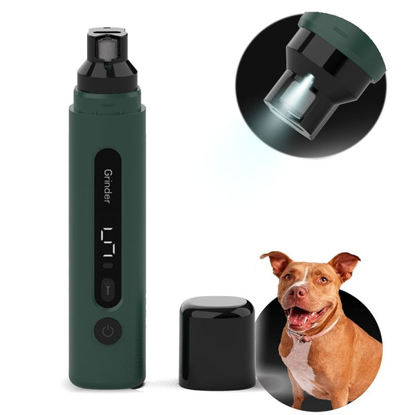 5-Speed Quiet Rechargeable Pet Nail Grinder